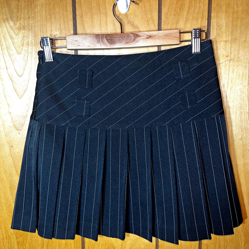 La Pargay Mini Skirt in Navy Blue